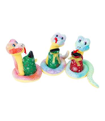 Mängutoos/rahakassa SNAKE YEAR H19cm, mix