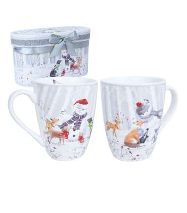 Kruusid MIA SNOW H10,5cm 340ml, 2tk kink