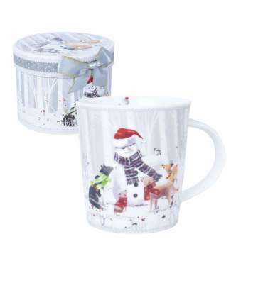 Kruus MIA SNOW H9,5cm 320ml, kinkekarbis