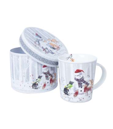 Kruus MIA SNOW H9,5cm 320ml, kinkekarbis