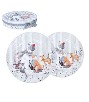 Taldrikud MIA SNOW D19cm 2tk kinkekarbis