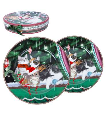 Taldrikud MIA CATS D19cm 2tk kinkekarbis