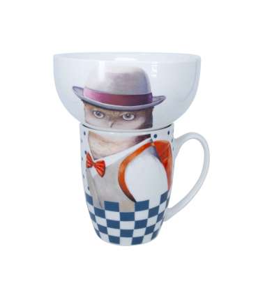 Kruus+kauss POPPY komplekt, mix