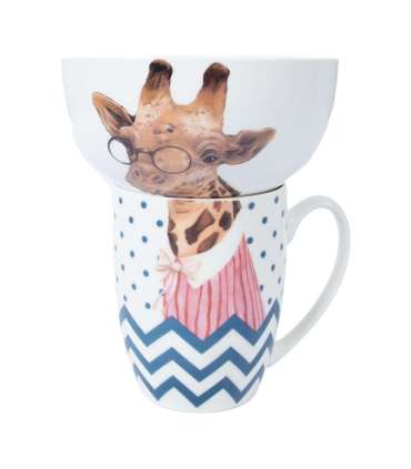 Kruus+kauss POPPY komplekt, mix