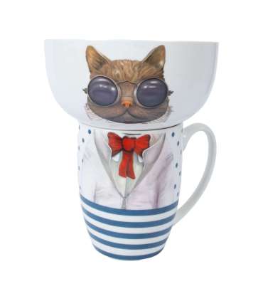 Kruus+kauss POPPY komplekt, mix