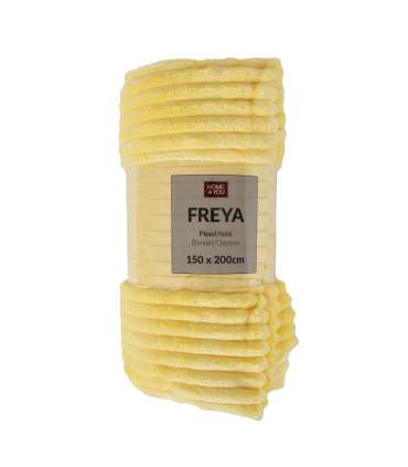 Pleed FREYA 150x200cm, kollane