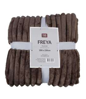 Pleed FREYA XL 200x230cm, hallikaspruun