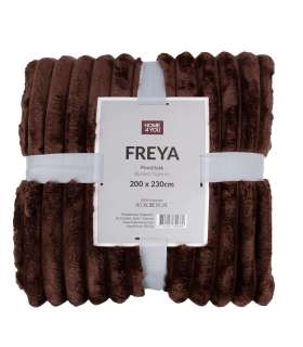 Pleed FREYA XL 200x230cm, pruun