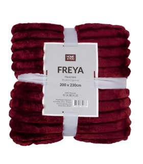 Pleed FREYA XL 200x230cm, tumepunane