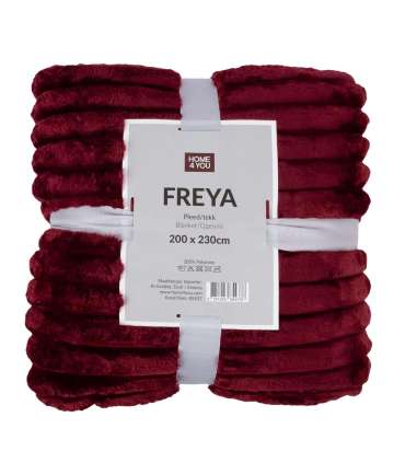 Pleed FREYA XL 200x230cm, tumepunane