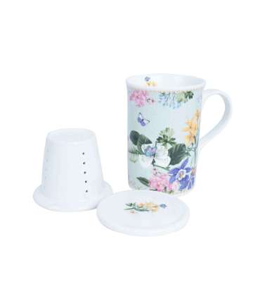 Kruus MIA FLORA H10,5cm 300ml sõelaga ki