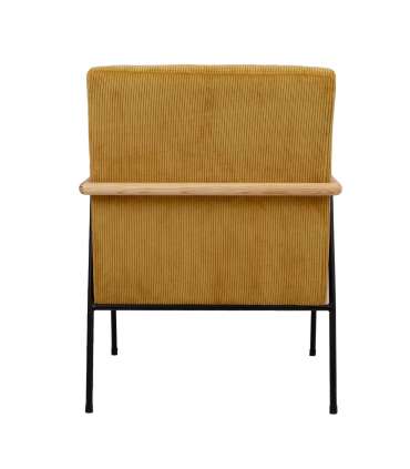 Tugitool JADE 63x75,5xH85,5cm, kollane