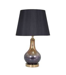 Laualamp LUXO H56,5cm, must/kuld, E27