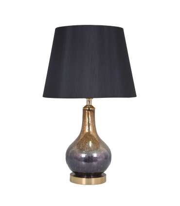 Laualamp LUXO H56,5cm, must/kuld