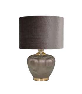 Laualamp LUXO H52cm, taupe/kuld, E27