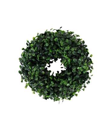 Pärg BUXUS GREENLAND D15cm, roheline kunstlill
