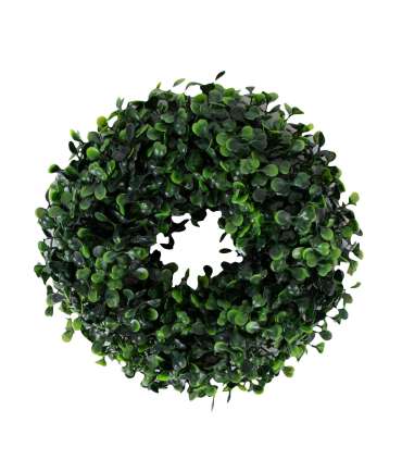 Pärg BUXUS GREENLAND D27cm, roheline kunstlill