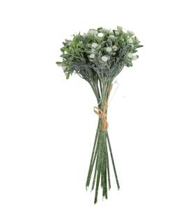 Kunstlill FLOWERLY kimp H30cm, valged õied