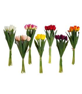 Kunstlill FLOWERLY kimp 7-ne, tulbid, mi