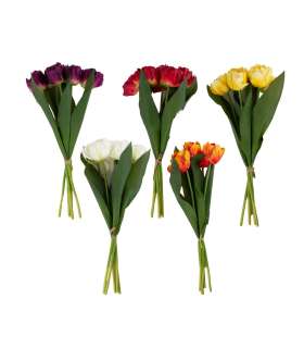 Kunstlill FLOWERLY kimp 5-ne, tulbid, mi