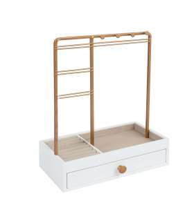 Ehete hoidja LARA H26cm, sahtliga, valge