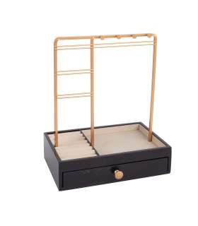 Ehete hoidja LARA, sahtliga, must