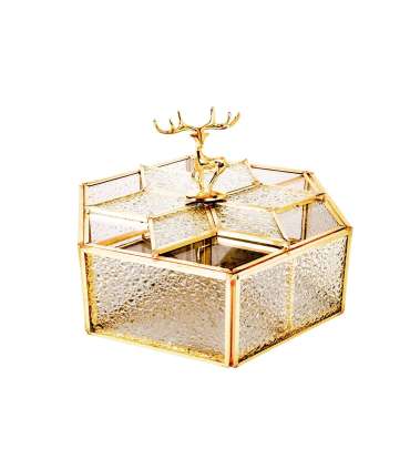 Laegas BERYL 20x20xH6cm, kuldne