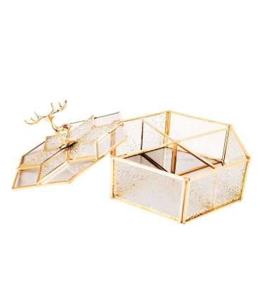 Laegas BERYL 20x20xH6cm, kuldne