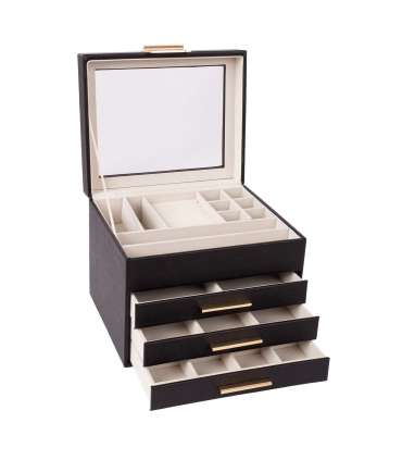 Ehtekarp SEZANE 22x18xH17,5cm, must