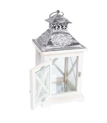 Latern SAMARA H35cm, valge