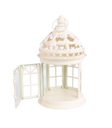 Latern DEIA H21cm, valge