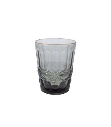 Joogiklaas madal LUNA 250ml, tumehall