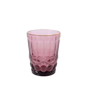 Joogiklaas madal LUNA 250ml, D8xH10cm, lilla