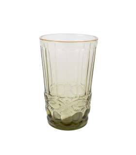 Joogiklaas kõrge LUNA 350ml, D8xH12cm, roheline