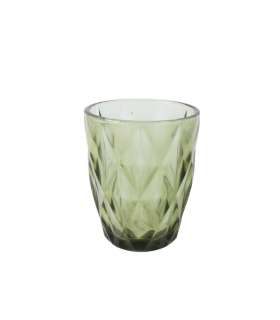 Joogiklaas madal CORAL 250ml, D8xH10cm, roheline