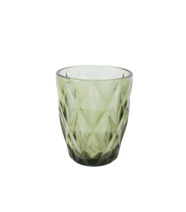 Joogiklaas madal CORAL 250ml, D8xH10cm, roheline