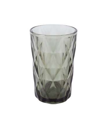 Joogiklaas kõrge CORAL 350ml, D8xH12cm, tumehall