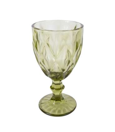 Veinipokaal CORAL 300ml, D9xH17cm, roheline