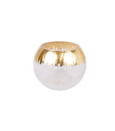 Küünlahoidja TESS D9xH10cm, klaas