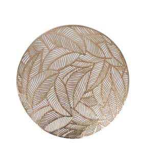 Lauamatt ROUND LEAF, kuld