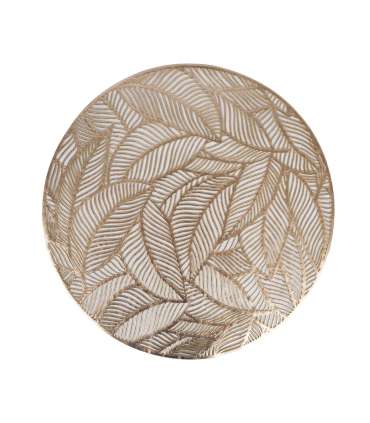 Lauamatt ROUND LEAF, kuld