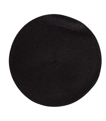 Lauamatt SELMA D38cm, must