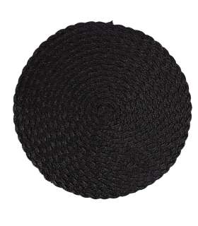 Lauamatt SELENA D38cm, must