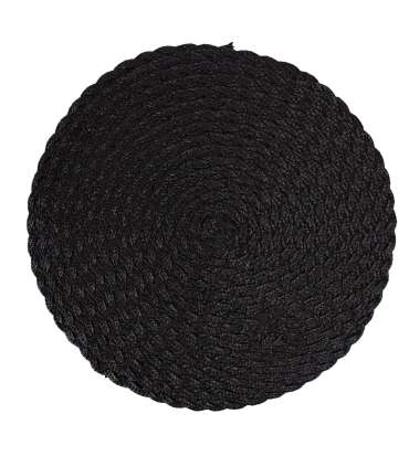 Lauamatt SELENA D38cm, must