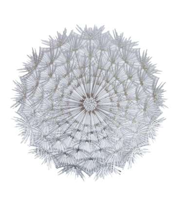 Lauamatt DANDELION D38cm, hõbe