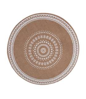 Lauamatt SUN, valge trükk, mix