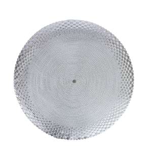 Lauamatt BUBBLES D38cm, hõbe