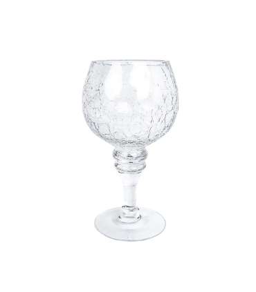 Küünlajalg KEIRA jalaga H20cm klaas