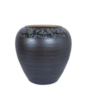 Põrandavaas TITAN STONE H40cm, pruun+mus