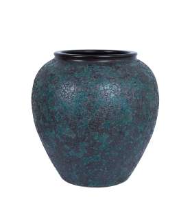 Põrandavaas TITAN STONE H40cm, sinine tekstuur, keraamika